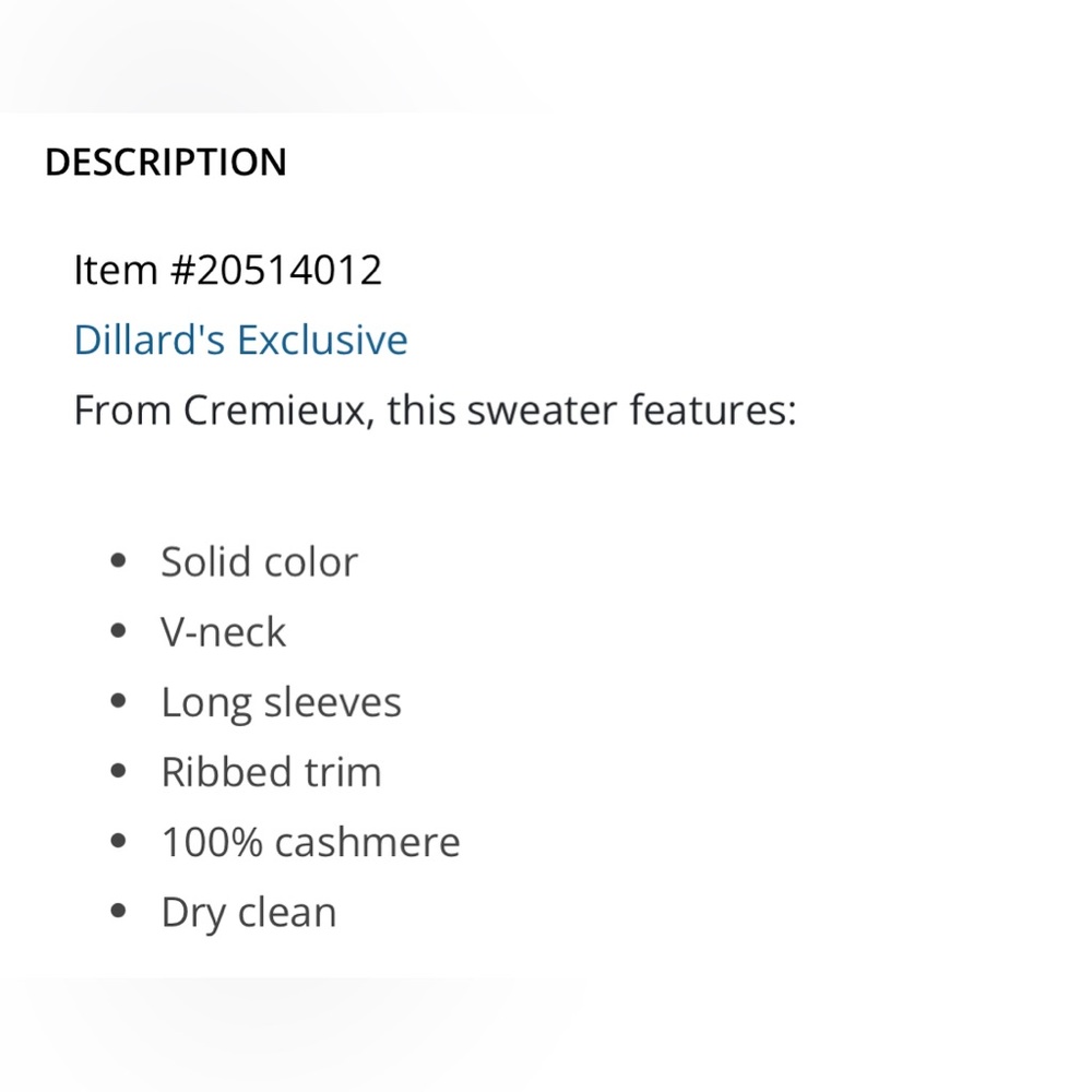 NWT Cremieux $200 Classic‎ Solid Red 100% CASHMERE V-Neck Sweater Men's Large - Picture 6 of 6